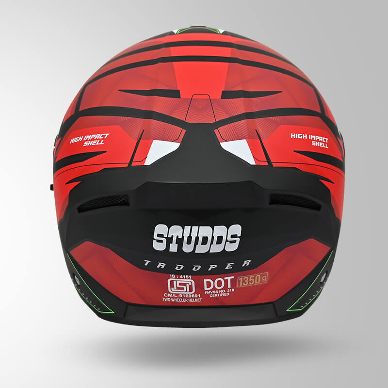 TROOPER DV D2 HELLCAT DECOR MATT BLACK & RED