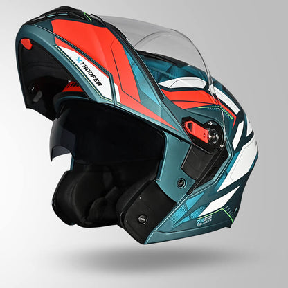 TROOPER DV D2 HELLCAT DECOR MATT BLUE & RED