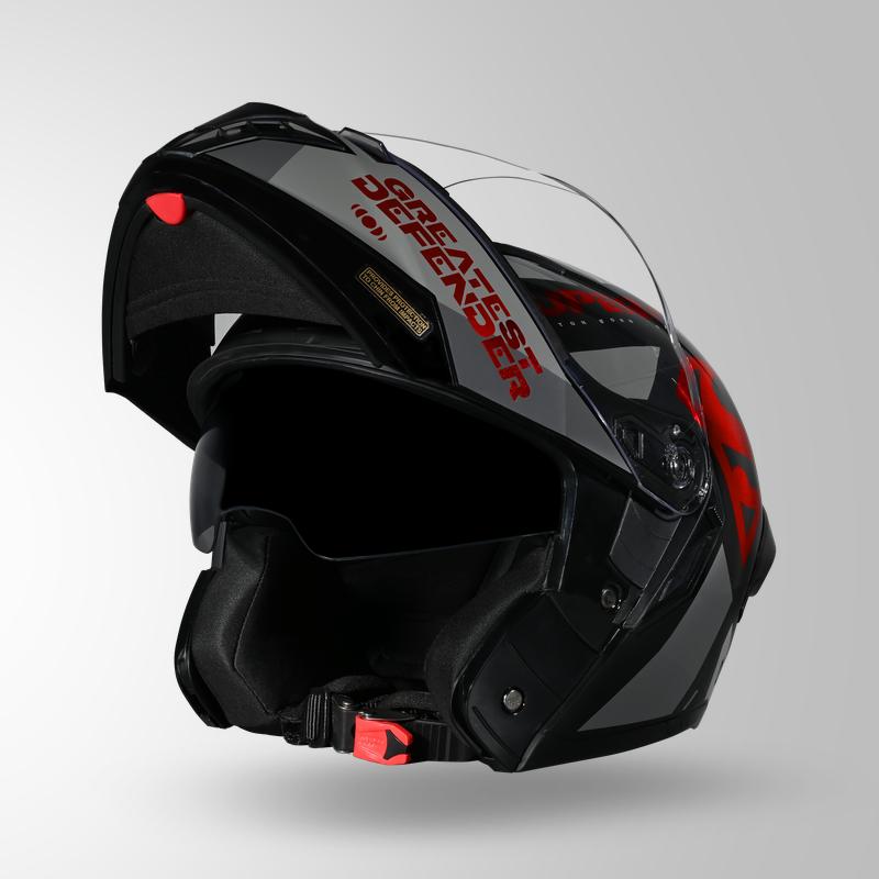 TROOPER LEGACY SHIELD BLACK & RED CHROME