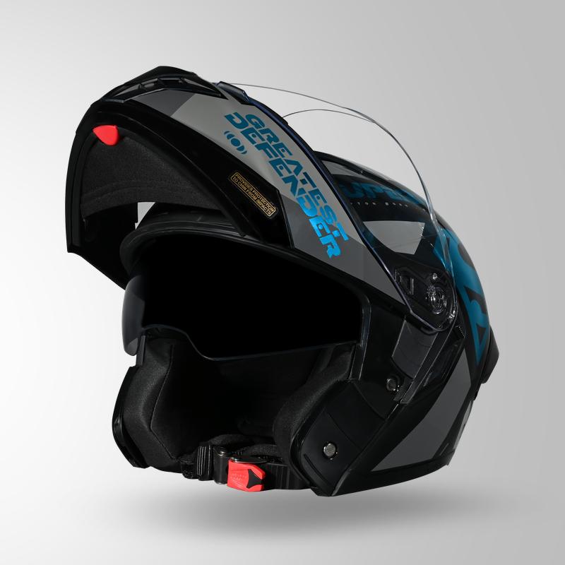 TROOPER LEGACY SHIELD BLACK & TEAL CHROME