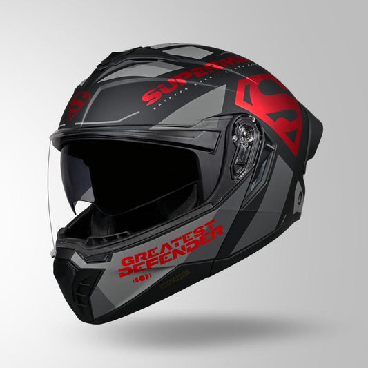 TROOPER LEGACY SHIELD MATT BLACK & RED CHROME