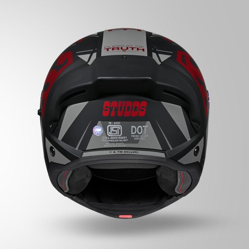 TROOPER LEGACY SHIELD MATT BLACK & RED CHROME