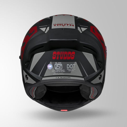 TROOPER LEGACY SHIELD MATT BLACK & RED CHROME