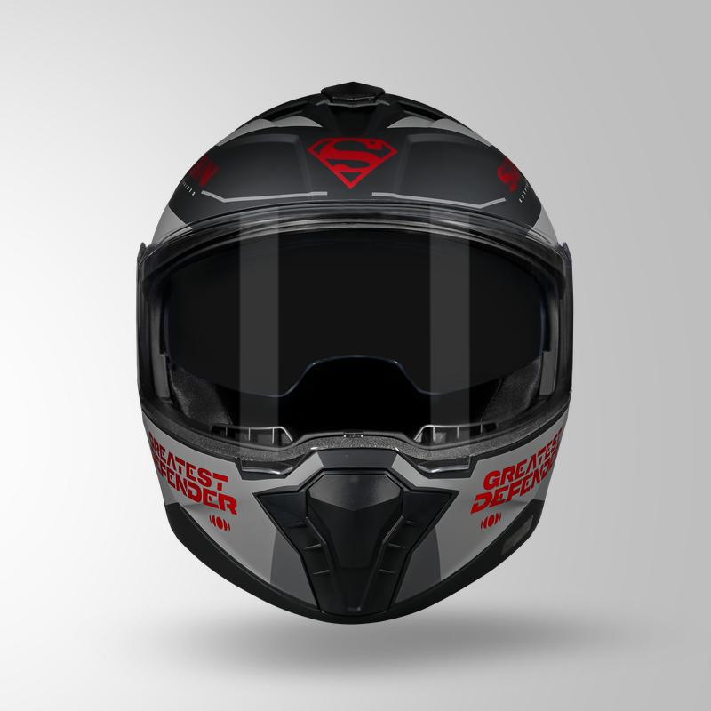 TROOPER LEGACY SHIELD MATT BLACK & RED CHROME