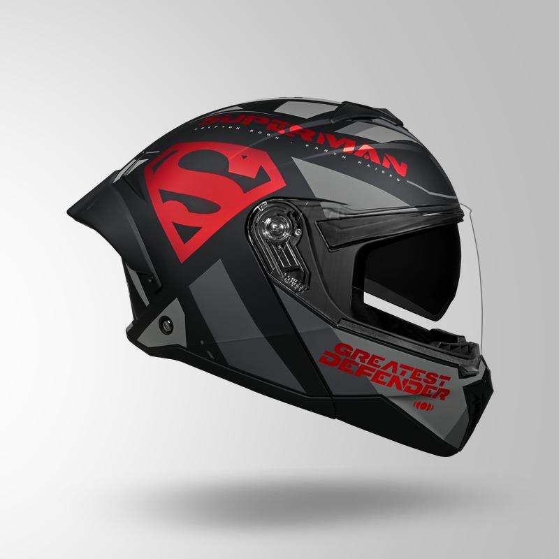 TROOPER LEGACY SHIELD MATT BLACK & RED CHROME
