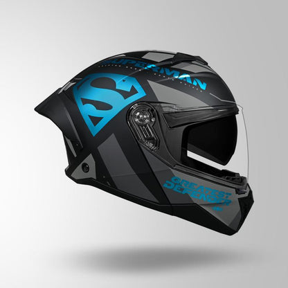 TROOPER LEGACY SHIELD MATT BLACK & TEAL CHROME