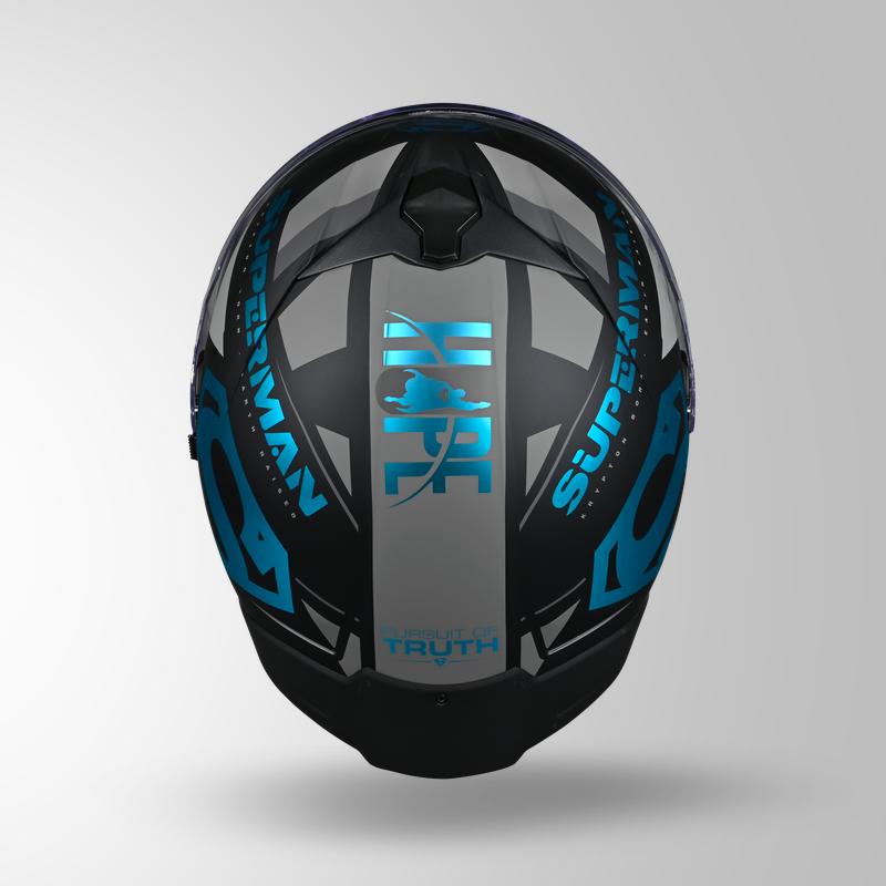 TROOPER LEGACY SHIELD MATT BLACK & TEAL CHROME