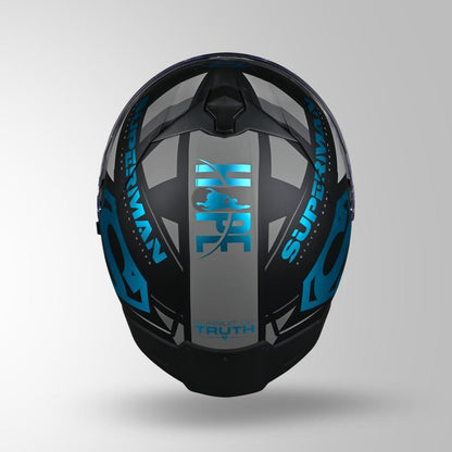 TROOPER LEGACY SHIELD MATT BLACK & TEAL CHROME