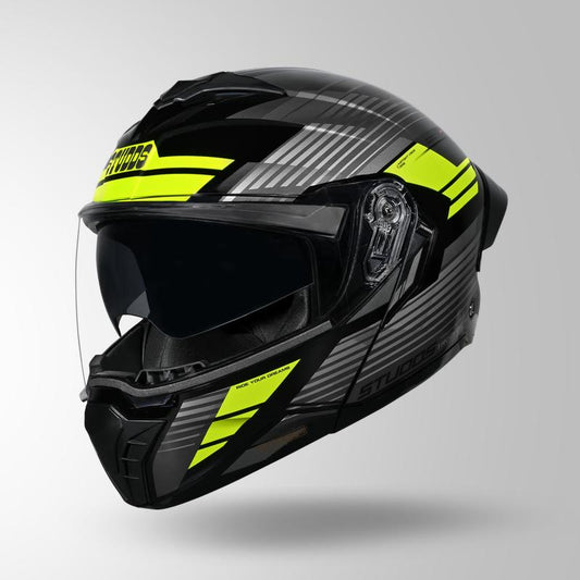 TROOPER TRAIL BLACK & GREY / FLUORESCENT YELLOW