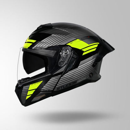 TROOPER TRAIL BLACK & GREY / FLUORESCENT YELLOW