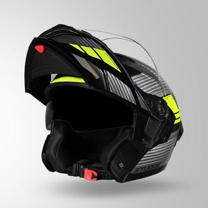 TROOPER TRAIL BLACK & GREY / FLUORESCENT YELLOW