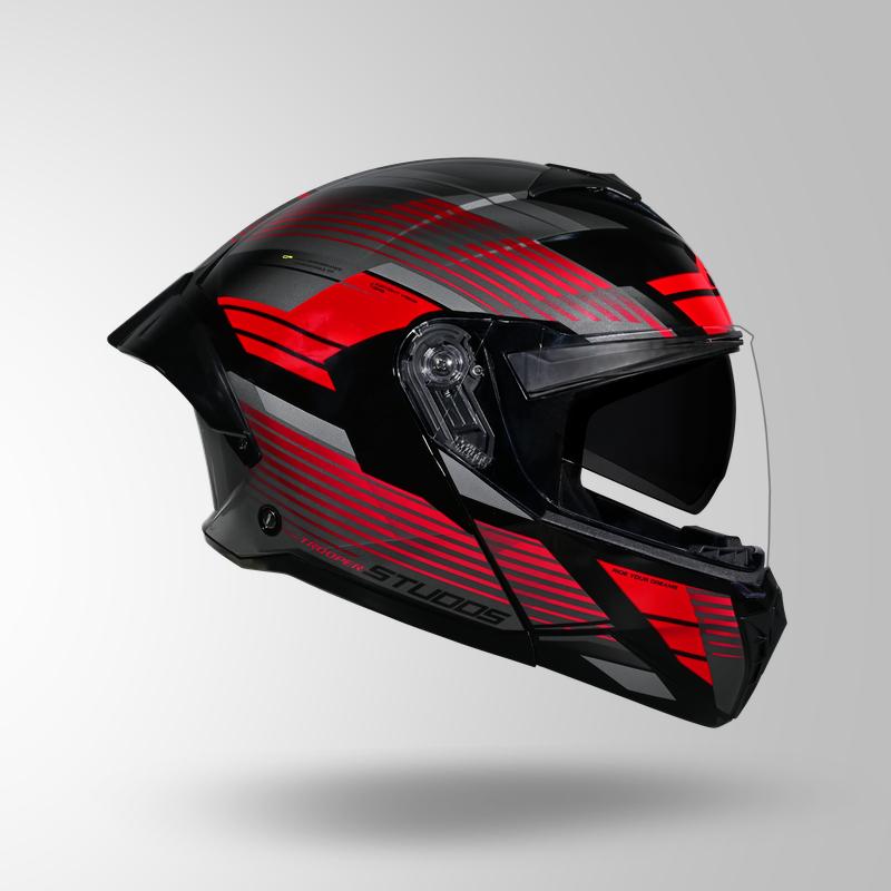 TROOPER TRAIL BLACK & GREY / RED