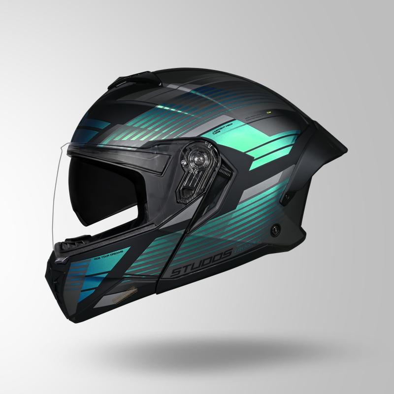 TROOPER TRAIL MATT BLACK & GREY / CHAMELEON BLUE