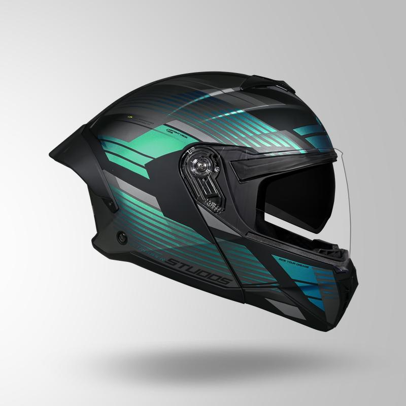 TROOPER TRAIL MATT BLACK & GREY / CHAMELEON BLUE