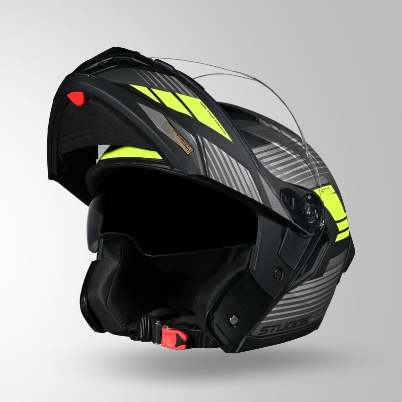 TROOPER TRAIL MATT BLACK & GREY / FLUORESCENT YELLOW