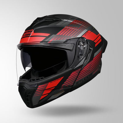 TROOPER TRAIL MATT BLACK & GREY / RED