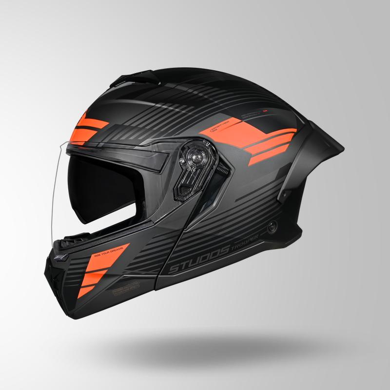 TROOPER TRAIL MATT GREY & BLACK / ORANGE