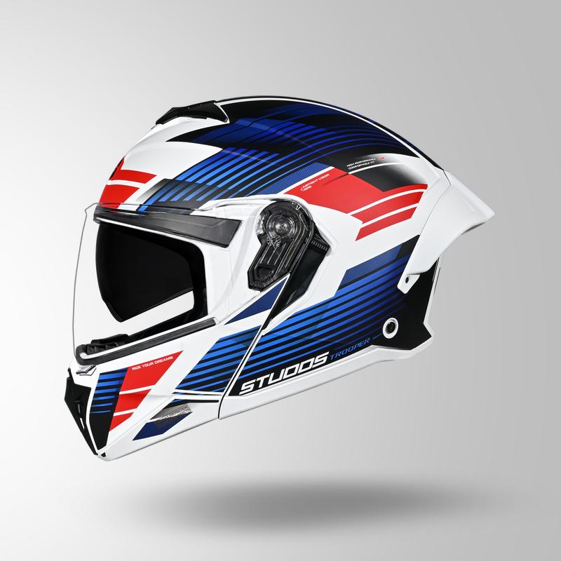 TROOPER TRAIL MATT WHITE & BLUE / RED