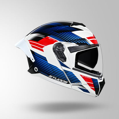 TROOPER TRAIL MATT WHITE & BLUE / RED