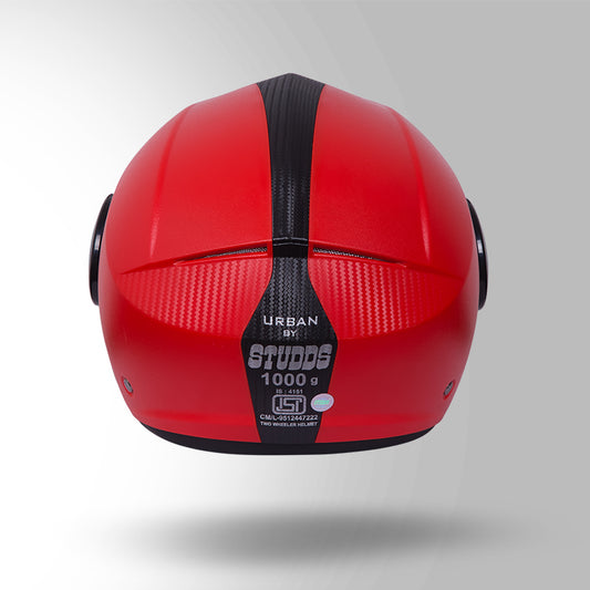 URBAN RED WITH BLACK STRIP