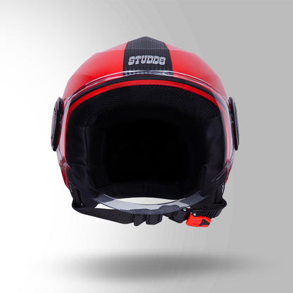 URBAN RED WITH BLACK STRIP
