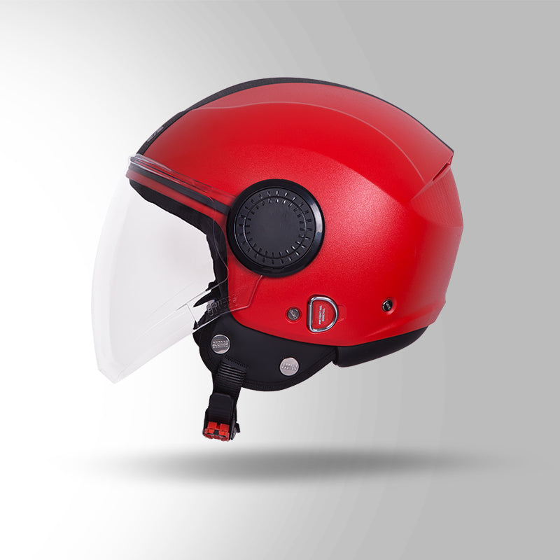 URBAN RED WITH BLACK STRIP