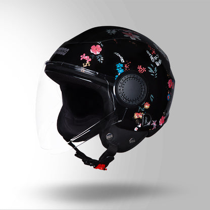 URBAN SUPER D2 DECOR BLACK WITH FLOWER GRAPHICS