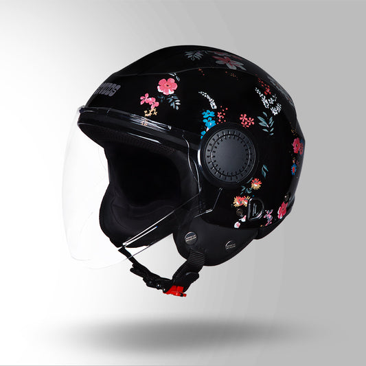 URBAN SUPER D2 DECOR BLACK WITH FLOWER GRAPHICS