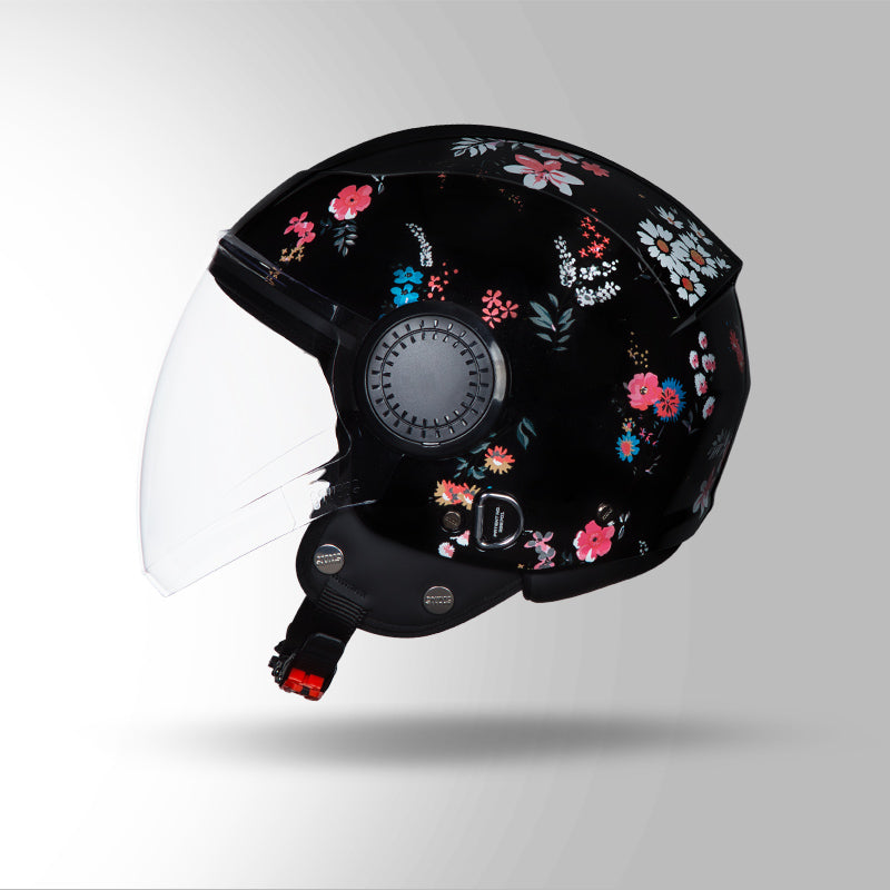 URBAN SUPER D2 DECOR BLACK WITH FLOWER GRAPHICS