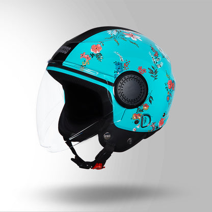 URBAN SUPER D2 DECOR BLUE WITH FLOWER GRAPHICS