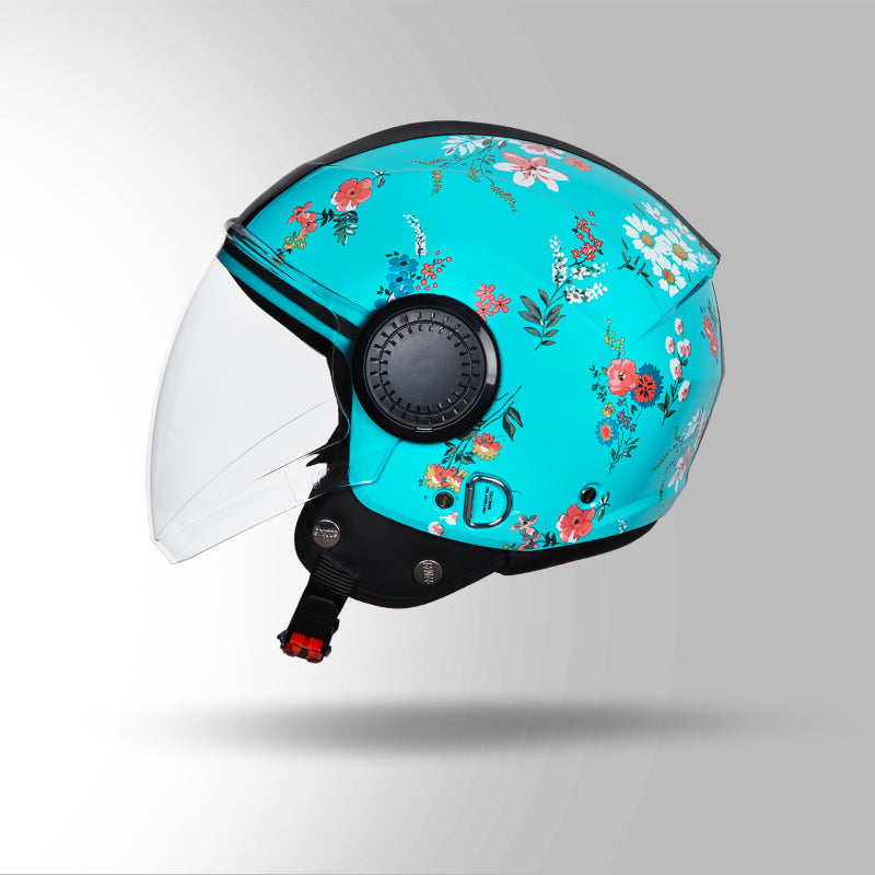 URBAN SUPER D2 DECOR BLUE WITH FLOWER GRAPHICS