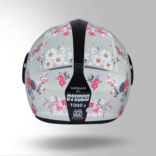 URBAN SUPER D2 DECOR MATT GREY WITH FLOWER GRAPHICS