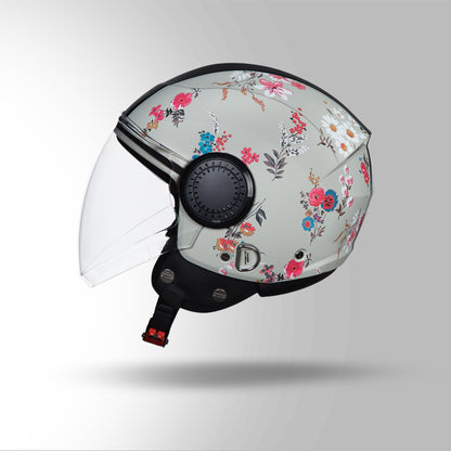 URBAN SUPER D2 DECOR MATT GREY WITH FLOWER GRAPHICS