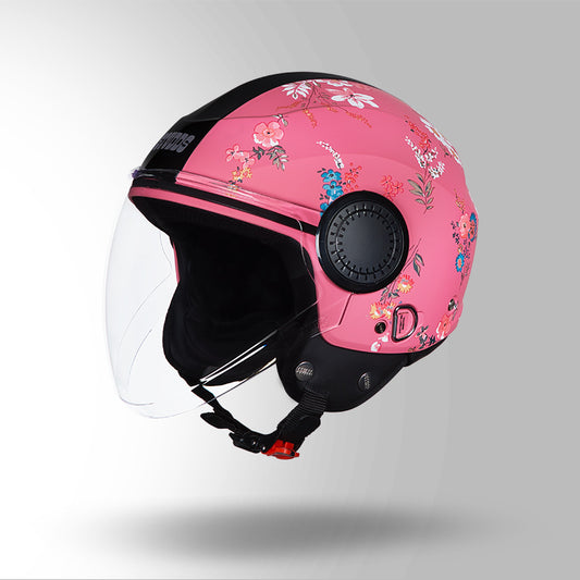 URBAN SUPER D2 DECOR MATT PINK WITH FLOWER GRAPHICS