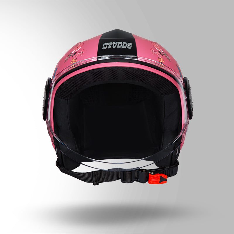 URBAN SUPER D2 DECOR MATT PINK WITH FLOWER GRAPHICS