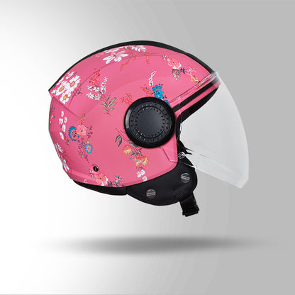 URBAN SUPER D2 DECOR MATT PINK WITH FLOWER GRAPHICS