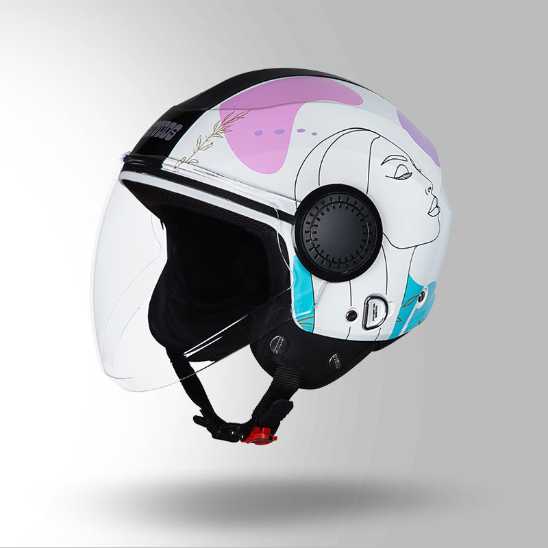URBAN SUPER D3 DECOR MATT WHITE / BLUE AND PINK