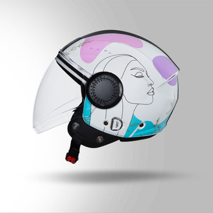 URBAN SUPER D3 DECOR MATT WHITE / BLUE AND PINK