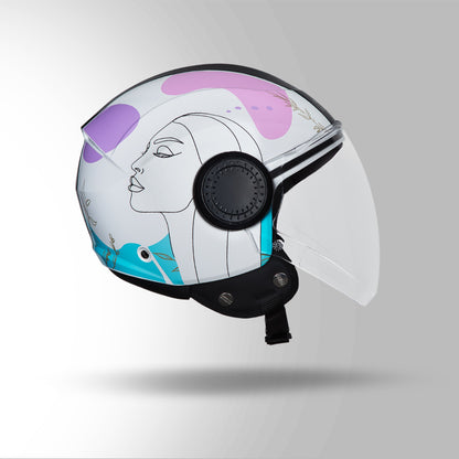URBAN SUPER D3 DECOR MATT WHITE / BLUE AND PINK