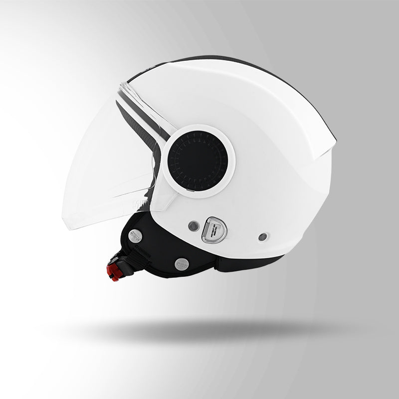 URBAN WHITE WITH BLACK STRIP