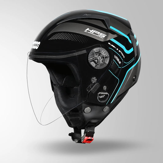 VOGUE D1 SQUARE BLACK & PASTEL BLUE