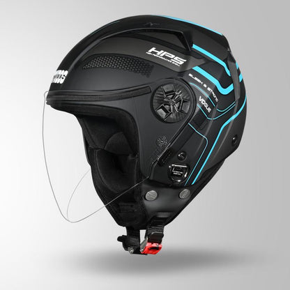 VOGUE D1 SQUARE MATT BLACK & PASTEL BLUE