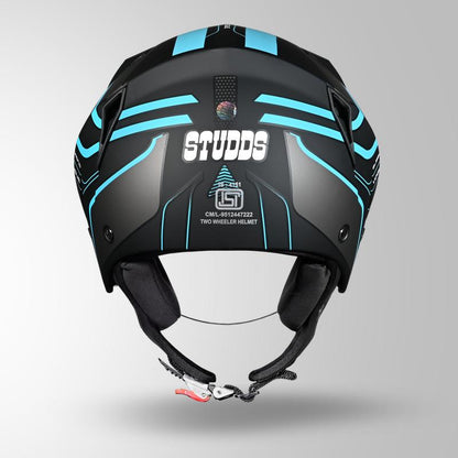 VOGUE D1 SQUARE MATT BLACK & PASTEL BLUE