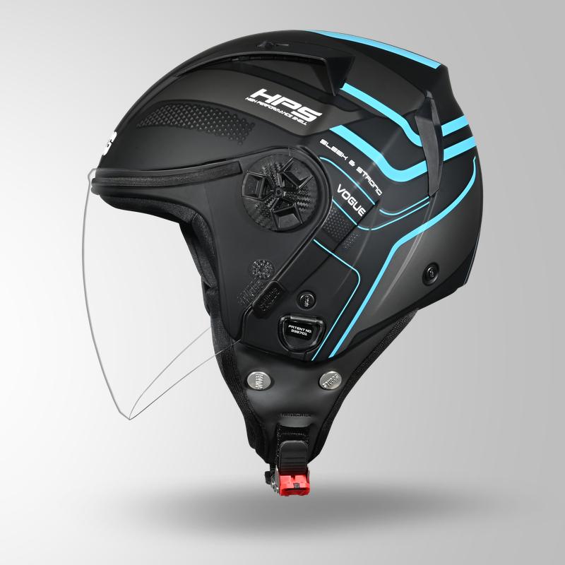 VOGUE D1 SQUARE MATT BLACK & PASTEL BLUE