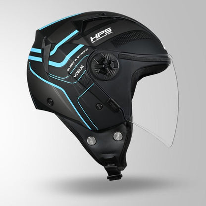 VOGUE D1 SQUARE MATT BLACK & PASTEL BLUE