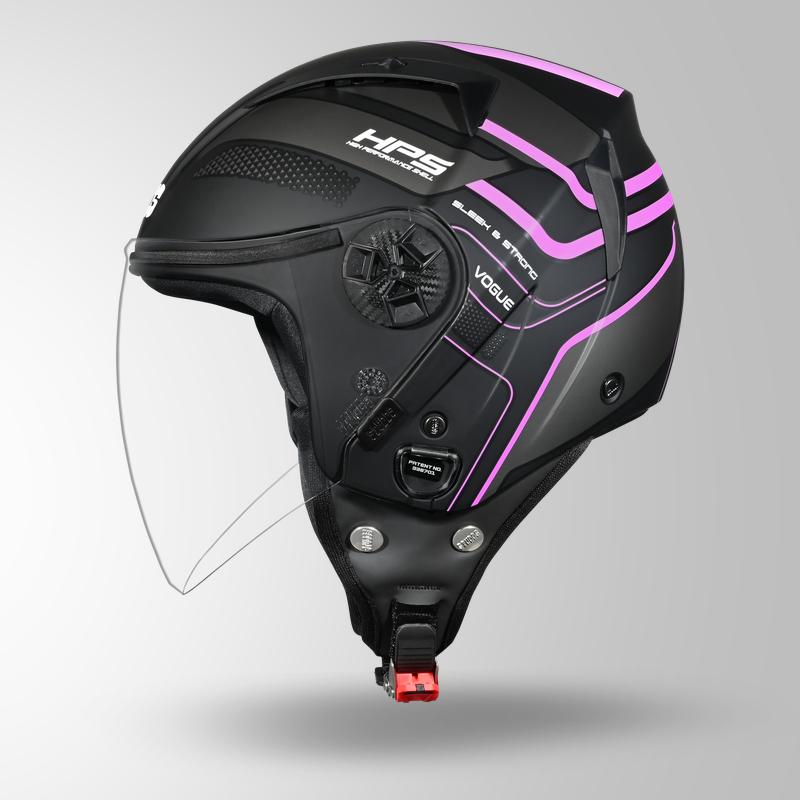 VOGUE D1 SQUARE MATT BLACK & PINK