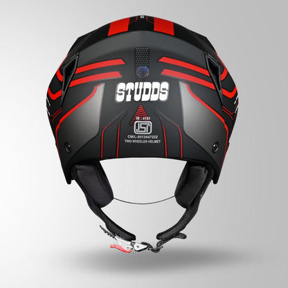VOGUE D1 SQUARE MATT BLACK & RED