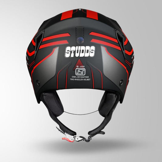 VOGUE D1 SQUARE MATT BLACK & RED