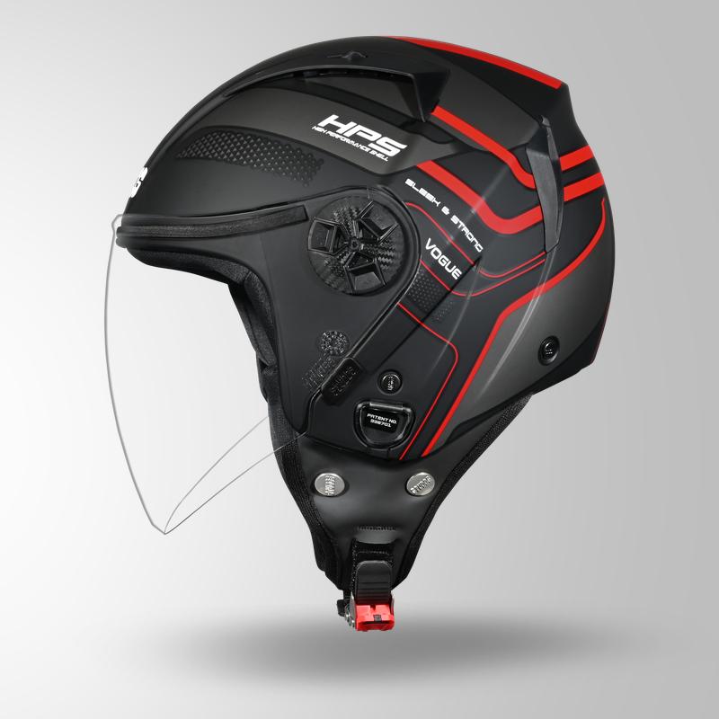 VOGUE D1 SQUARE MATT BLACK & RED