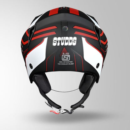 VOGUE D1 SQUARE MATT BLACK WHITE & RED
